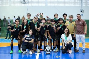 Futsal 12 a 14 dos JESC em Chapec&oacute; re&uacute;ne 30 equipes e consagra Cyro Sosnoski campe&atilde;o