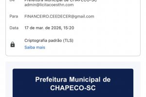 Alerta de Golpe: falso e-mail usa nome da Prefeitura de Chapec&oacute;