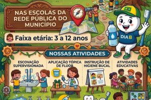 Dia B mobiliza escolas com foco em sa&uacute;de bucal infantil