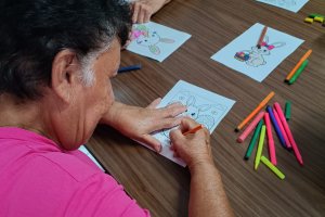 CRAS Semin&aacute;rio promove atividade para idosos com a tem&aacute;tica da P&aacute;scoa