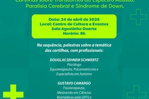 Cartilhas ampliam apoio a fam&iacute;lias de crian&ccedil;as com defici&ecirc;ncia em Chapec&oacute;