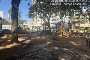 Parque Infantil da Pra&ccedil;a Em&iacute;lio Zandavalli ser&aacute; fechado para revitaliza&ccedil;&atilde;o