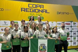 Equipe chapecoense &eacute; destaque da Copa Sul de Taekwondo
