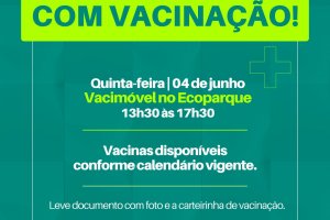 Feriado ter&aacute; vacina&ccedil;&atilde;o em unidades e no Ecoparque