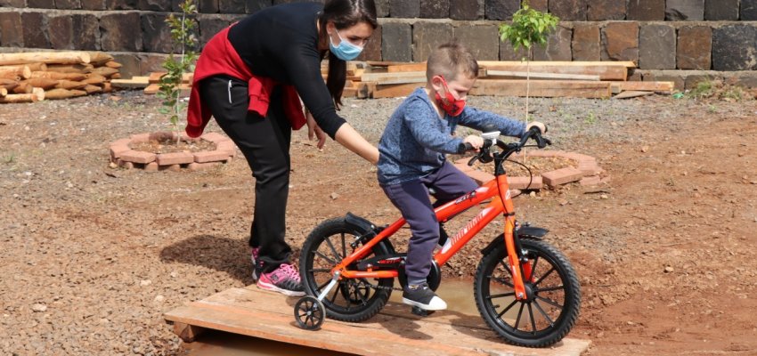Cicloturismo na escola