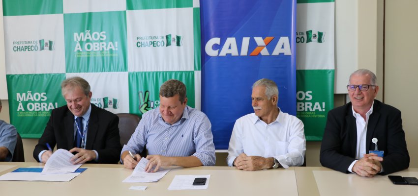 Caixa libera recursos para obras urbanas em Chapecó