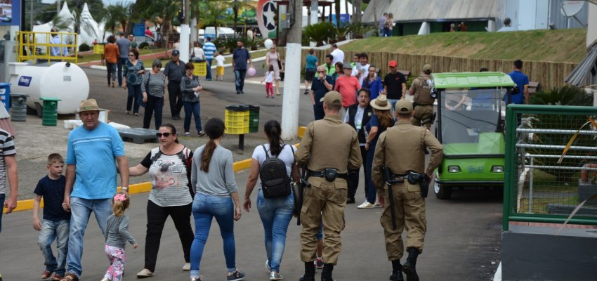 Trabalho ostensivo garante segurança efetiva na Efapi 2017