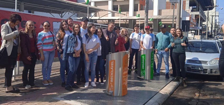 Escola de S&atilde;o Domingos conhece a&ccedil;&otilde;es ambientais em Chapec&oacute;