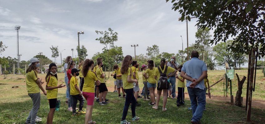 Escola de São Carlos visitou o Complexo Esportivo Verdão