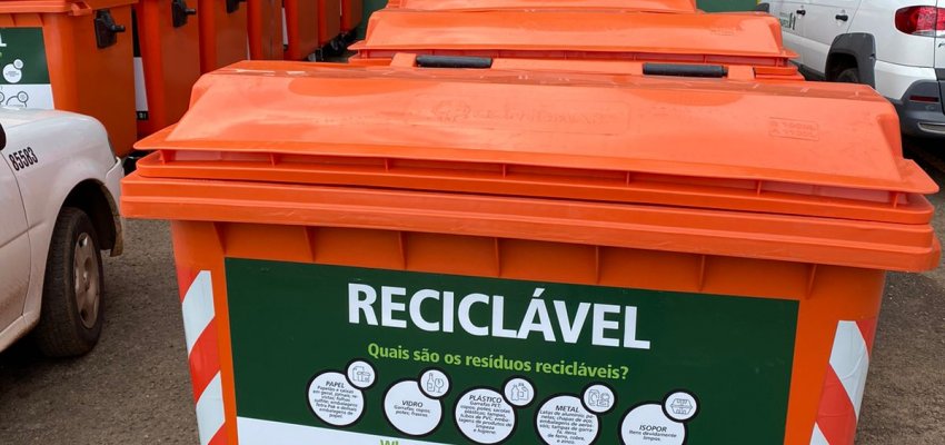 Chapecó está substituindo 200 lixeiras por estruturas mais resistentes