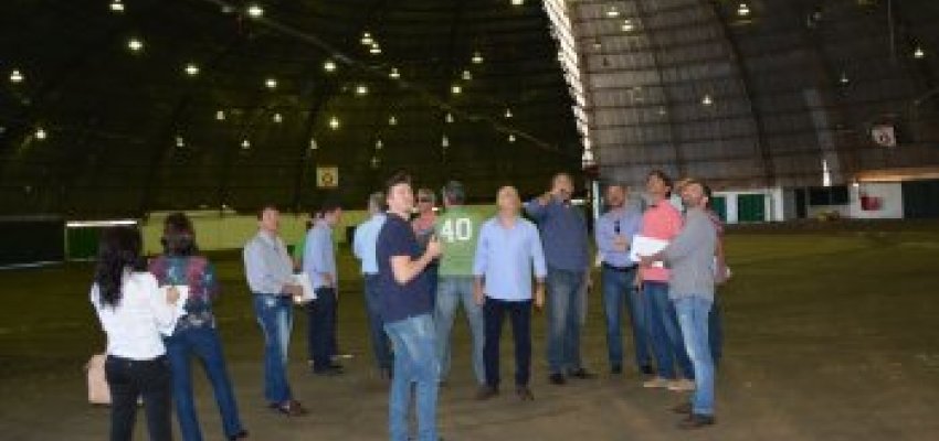 Comissão Central Organizadora inspeciona obras e serviços no parque da EFAPI