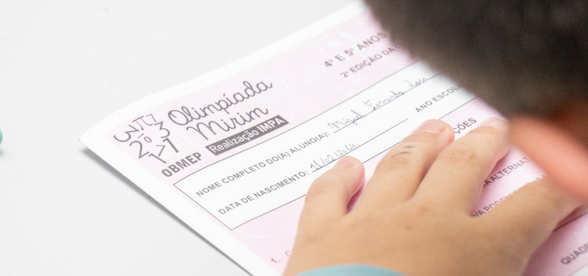 Divulgado resultados da 2ª OBMEP Mirim