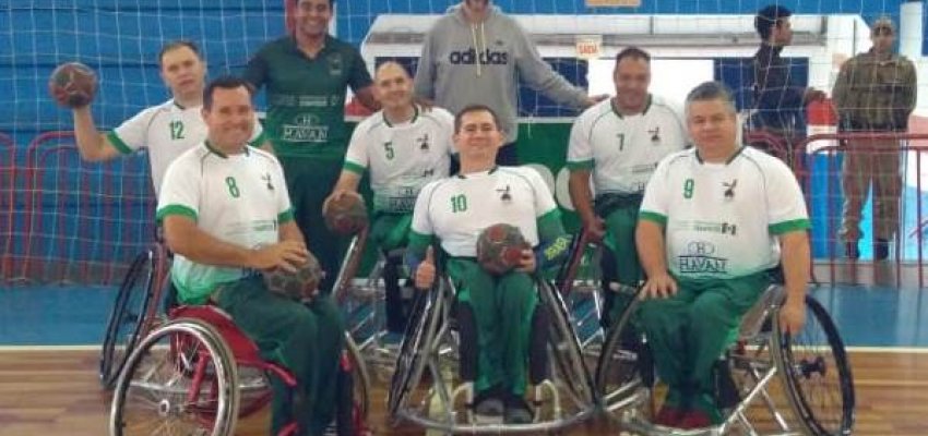 Handebol Cadeirante &eacute; Hexa Campe&atilde;o do Parajasc