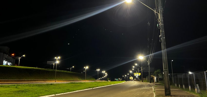 Prefeitura de Chapec&oacute; amplia ilumina&ccedil;&atilde;o de LED