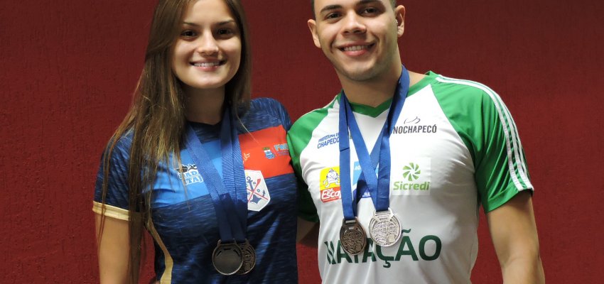 Nadador Chapecoense é vice-campeão Sulbrasileiro