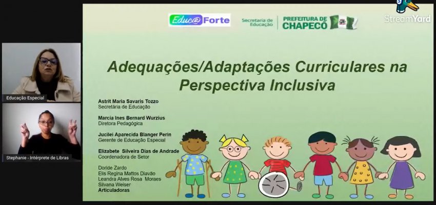 Professores participam de forma&ccedil;&atilde;o sobre adequa&ccedil;&atilde;o/adapta&ccedil;&atilde;o curricular