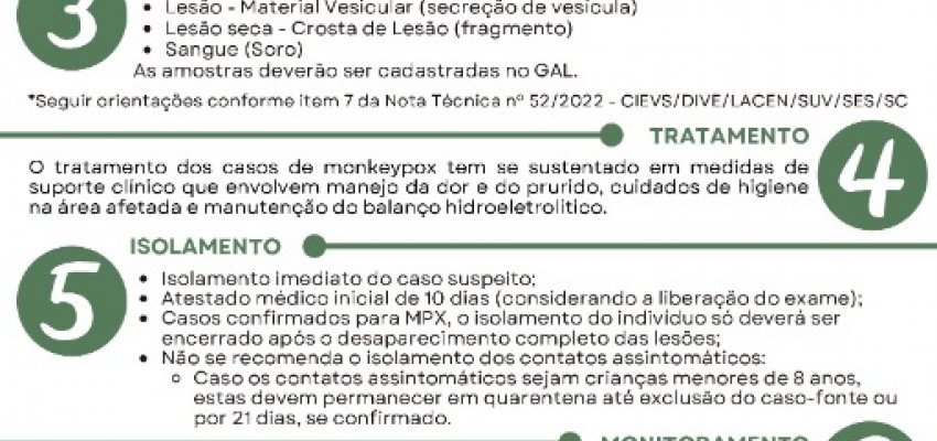 Saúde de Chapecó faz cartilha e capacita servidores sobre varíola dos macacos