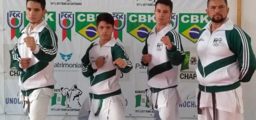 Atletas chapecoenses disputam vaga para Seleção Brasileira de Karate