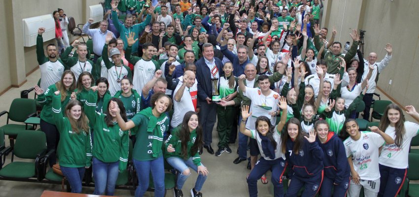 Esporte de Chapecó comemora título inédito dos Joguinhos Abertos