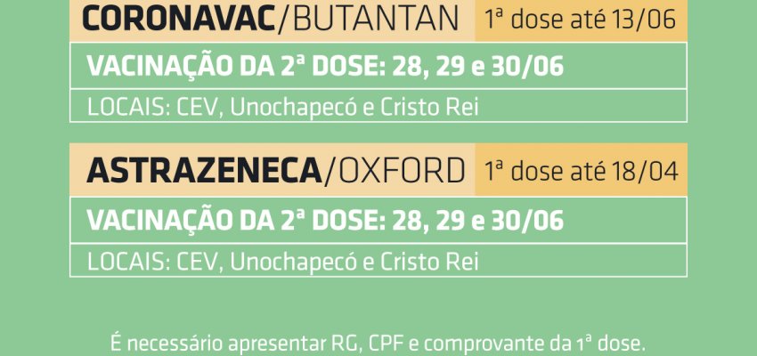 Reaberto o agendamento da 2ª dose para profissionais da saúde e idosos