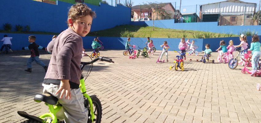 Dia de Aventura encanta crianças do CEIM Criança Feliz