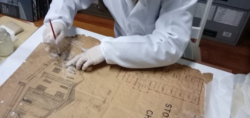 Museu realiza restauração de documento