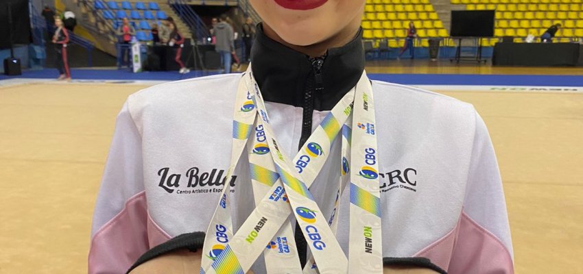 Ginasta de Chapec&oacute; conquista o t&iacute;tulo individual geral em competi&ccedil;&atilde;o nacional