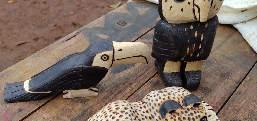 Guaranis far&atilde;o feira de artesanato na Decorare