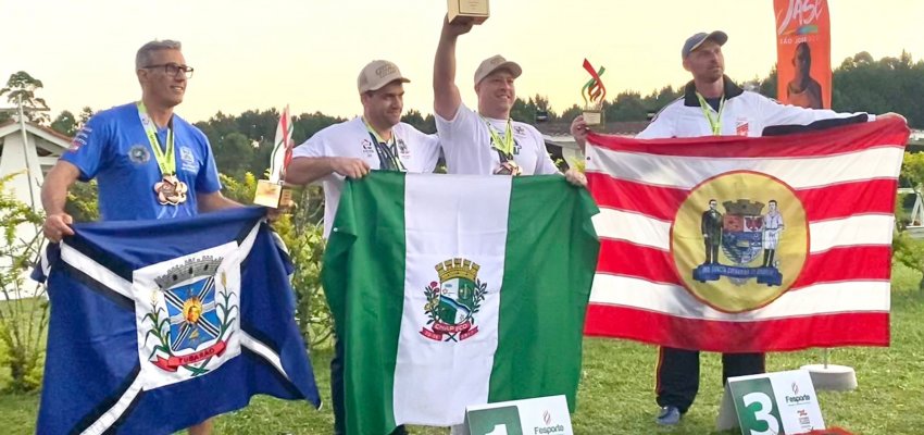 Tiro ao Prato de Chapecó é Campeão Geral dos JASC.  