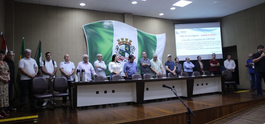 Audi&ecirc;ncia P&uacute;blica pede revis&atilde;o do Plano de uso do lago da Foz do Chapec&oacute;