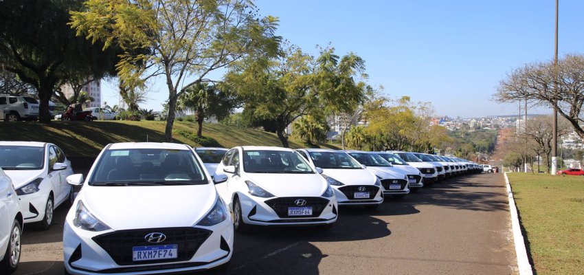 Prefeitura de Chapec&oacute; entrega 62 ve&iacute;culos em renova&ccedil;&atilde;o de frota