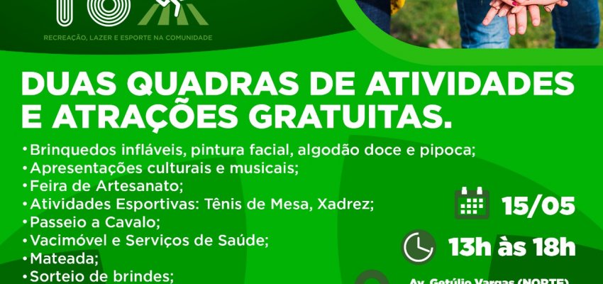 Domingo tem �Cidade em Movimento� na Avenida Get&uacute;lio Vargas