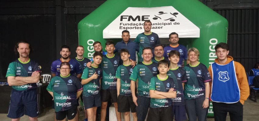 Tênis de Mesa de Chapecó conquista sete medalhas no estadual