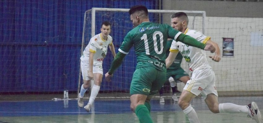 Futsal de Chapec&oacute; estreou com vit&oacute;ria na S&eacute;rie Ouro 2022