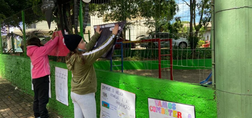 Escolas municipais trabalham conscientiza&ccedil;&atilde;o e preven&ccedil;&atilde;o da dengue