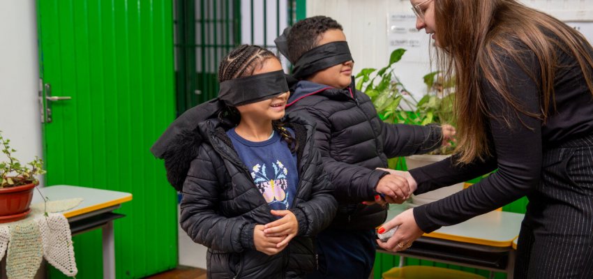 Estudantes da EPC Cyro Sosnosky vivenciam as diferen&ccedil;as entre Paisagens Naturais e Modificadas