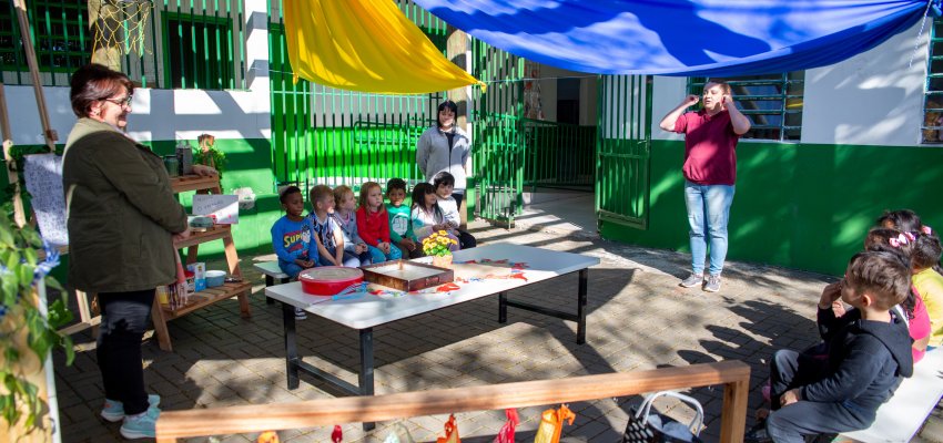 Pré-Escola da EPC Cyro Sosnosky promove Feira Colonial com produtos artesanais