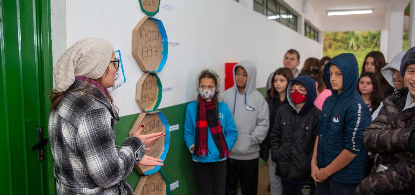Atividades na EBM Agropecu&aacute;ria Dem&eacute;trio Baldissarelli marcam a Semana do Meio Ambiente