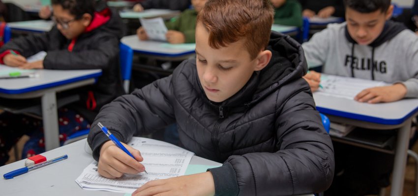 Estudantes da Rede Municipal participam da Olimp&iacute;ada de Matem&aacute;tica Mirim