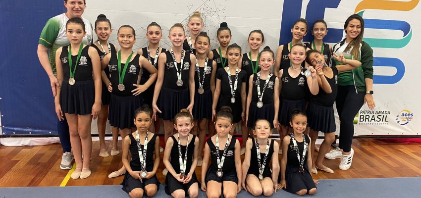 Ginastas de Chapec&oacute; conquistam medalhas em estadual disputado em Indaial