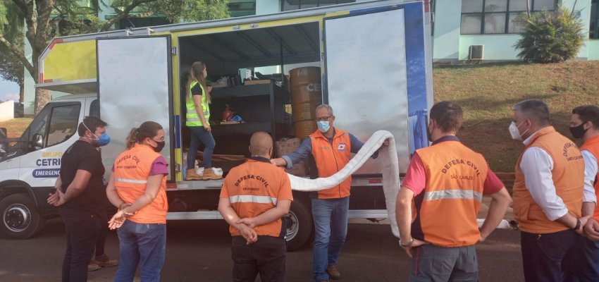 Defesa Civil realiza capacitação sobre acidente com cargas perigosas