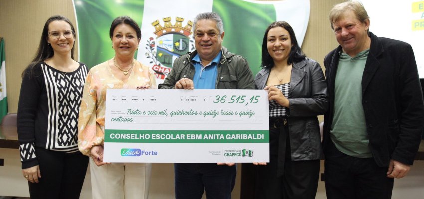 Programa Escola Forte repassa R$ 1,5 milh&atilde;o para conselhos escolares municipais