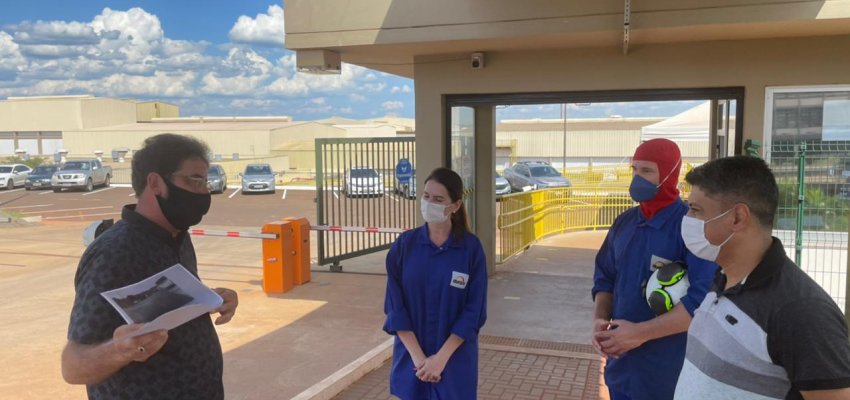 Prefeito em exercício segue roteiro de visitas