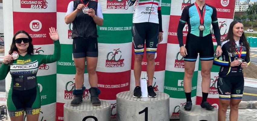 Ciclismo conquista medalhas na etapa do Catarinense, em Brusque