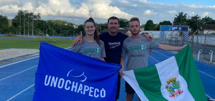 Chapec&oacute; conquista dois ouros e duas pratas no estadual de Atletismo