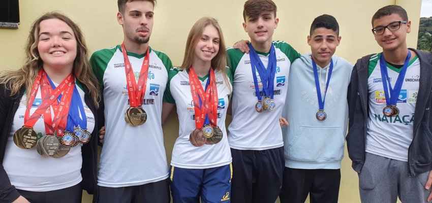 Nata&ccedil;&atilde;o de Chapec&oacute; conquista 23 medalhas em Blumenau
