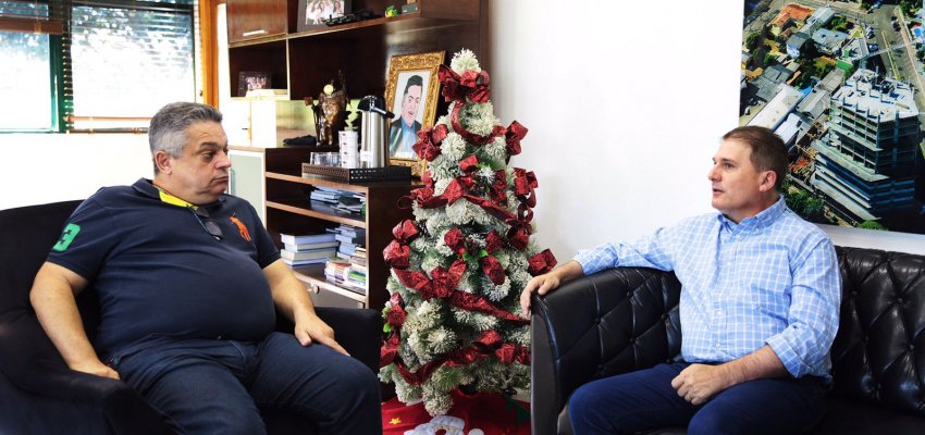 Secretário de Agricultura anuncia ao prefeito de Chapecó R$ 1,6 milhão em recursos