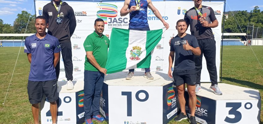 Duas medalhas de Ouro para Chapec&oacute;, no Atletismo e Tiro