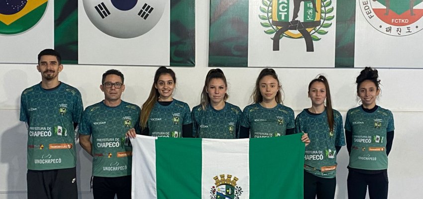 Equipe de Taekwondo de Chapec&oacute; participa da Copa Sul