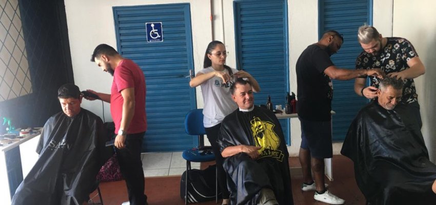 A&ccedil;&atilde;o social com usu&aacute;rios do Resgate Social